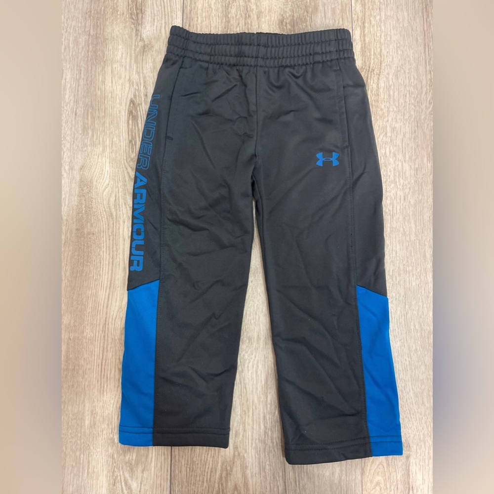 Under Armour Boys 2t blue and gray sweatpants